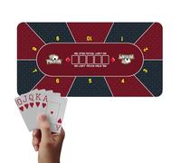 Nappes de , plateaux de table de poker,Tapis de poker Texas Hold'em 120x60 cm | Tapis de table antidérapant, nappes de table pour les fêtes de , collectes de fonds, soirées à tem