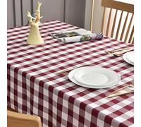 Nappes de salle à manger Rectangulaires/Oblongues Nappe De Table Accessoires De Nappes de salle à manger Essuyables Nappe En Toile Cirée Jaune Lavable Et Lavable Housse De Table En Lin Nappe Mélangé