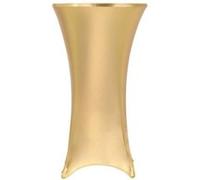 Nappes de table extensibles - - 70 cm - Doré - 2 pcs - Synthétique