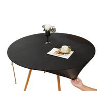Nappes Élastiques pour Tables Rondes - Nappe Ronde avec Feuille Affectueuse | Nape Élastique Et Étanche | Pieste À Terre, Napp Résistante À l'huile pour La Terrasse, Décoration pour Le Jardin,
