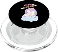 Napping Unicorn Kawaii Gifts Nap Sleeping Sleep Magic Dream PopSockets PopGrip pour MagSafe