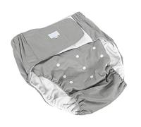 Nappy Pants, 1 Couche Adulte Réglable Couche Lavable pour Personnes âgées Couche-culotte Réutilisable pour Incontinence(501 gris)