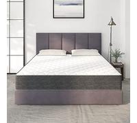 NapQueen Victoria Matelas hybride à ressorts ensachés et mousse à mémoire de forme infusés de gel rafraîchissant de 20,3 cm pour très grand lit, certifié CertiPUR-US, matelas sans fibre de verre