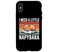 Napybara for Men Women Cute Capybara Sleeping Nap Lover Coque pour iPhone X/XS