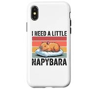 Napybara for Men Women Cute Capybara Sleeping Nap Lover Coque pour iPhone X/XS