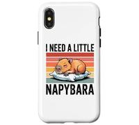 Napybara for Men Women Cute Capybara Sleeping Nap Lover Coque pour iPhone X/XS