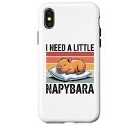 Napybara for Men Women Cute Capybara Sleeping Nap Lover Coque pour iPhone X/XS