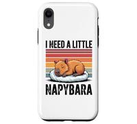 Napybara for Men Women Cute Capybara Sleeping Nap Lover Coque pour iPhone XR