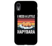 Napybara for Men Women Cute Capybara Sleeping Nap Lover Coque pour iPhone XR