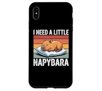 Napybara for Men Women Cute Capybara Sleeping Nap Lover Coque pour iPhone XS Max