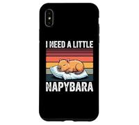 Napybara for Men Women Cute Capybara Sleeping Nap Lover Coque pour iPhone XS Max
