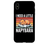 Napybara for Men Women Cute Capybara Sleeping Nap Lover Coque pour iPhone XS Max