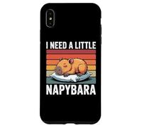Napybara for Men Women Cute Capybara Sleeping Nap Lover Coque pour iPhone XS Max
