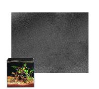 Naqqios Affiche d'Aquarium - Noir Autocollant statique pour Réservoirs | Poissons de Noir Decal de Arrière-plan, Vinyle de Réservoirs de Fond d'Affiche d'Aquarium pour Acqu