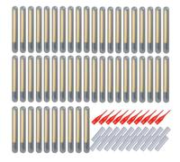 Naqqios Bâtons Lumineux pour La Pêche - Marqueur Lumineux De Pointe De Canne, Flotteur De Nuit Lumineuxs, Équipement De Pêche Qui Brille dans Le Noir, Matériel Terminal Lumineuxs | Indicateur De Nuit