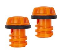 Naqqios Capuchon pour Réfrigérateur Thermique, Bouchon d'Échappement à Preuve des fuites, Assemblage Boucle de Déchirure en Silicone en Forme de T, Bouchon de Vidange avec Anneau d'étanchéité pour