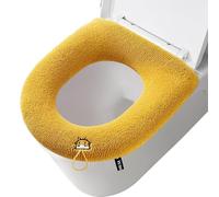 Naqqios Chauffe-eau pour WC - Chauffe-eau doux et épais avec ascenseur | Housse de siège WC, coussinets en tissu élastique et lavable pour restaurants domestiques