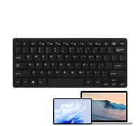 Naqqios Clavier d'ordinateur Portable - Clavier Compact Silencieux, léger - Ordinateur Portable Convivial pour Les Voyages, Multifonction Ultra Fin, Portable Type USB pour Hommes et Femmes