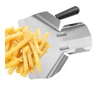 Naqqios Cuillère À Frites - Pelle À Main Rapide en Acier Inoxydable | Cuillère À Frites Durable, Cuillère À Frites, Cuillère De Service Très Utilitaire pour Collations, Glace, Noix Séchées