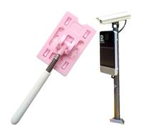 Naqqios de péage sans Contact Porte Carte - Porte étiquette de péage, Protection RFID | Titulaire de la Carte de paiement avec paiement pour Le paiement du stationnement vei, Pink + Pure White, Fare
