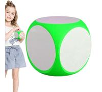 Naqqios Dés en Mousse effaçable à Sec : Grande Mousse en Cubes pour | Grands dés Vierges, Bloc effaçable à Sec, Cube de dés pour Tableau Blanc pour Salle de Classe, Jeu, Enfant
