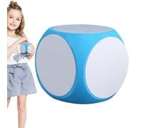 Naqqios Dés en Mousse effaçable à Sec : Grande Mousse en Cubes pour | Grands dés Vierges, Bloc effaçable à Sec, Cube de dés pour Tableau Blanc pour Salle de Classe, Jeu, Enfant