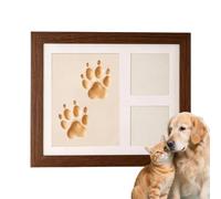 Naqqios Ensemble D'empreintes De Pattes De Chien Commémoratives avec Cadr