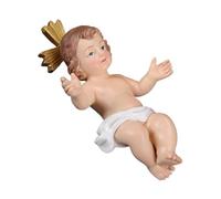 Naqqios Figures de Jésus en résine - Décoration inspirante du bureau, statue de la Nativité festive, sculptures colorées de Jésus pour églises, tables basses