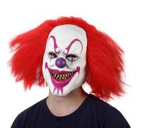 Naqqios Masque de cosplay - Masque de cosplay respirant pour cosplay | Masque de fête à thème de jeu de rôle, masque en latex aux yeux rouges