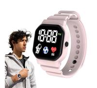 Naqqios Montre sportive pour enfants, montre numérique pour enfants, silicone imperméable pour hommes