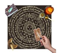 Naqqios Nappe de divination de tarot | Nappe de lecture divinatoire,Tissu de tarot portable à diffuser, fournitures décoratives de sorcellerie pour les amateurs de cartes de tarot
