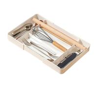 Naqqios Organisateur de tiroir à outils - Organisateur de couverts de cuisine rétractable | Outils multifonctionnels pour, boîte de rangement pour couverts et couverts