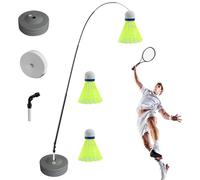 Naqqios Outil d'entraînement de Badminton - Entraîneur de de Badminton pour Un Joueur | Machine d'auto-Apprentissage de Raquette Robot de Badminton Extensible