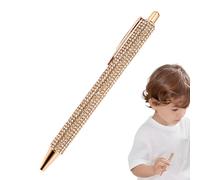 Naqqios Penstone Ballpoint Pen - Pens Scintillant | Strinais À Billes Penns Penns Éblouissants, Rétractables Avec Crystal Bling Pour, Étudiants, Esquisses, lses Examens, L'écriture En D