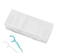 Naqqios Porte-cotons-tiges - Boîte de rangement pour cotons-tiges - Boîte de rangement pour cotons-tiges - Boîte de rangement transparente pour boules de coton - Organiseur anti-poussière