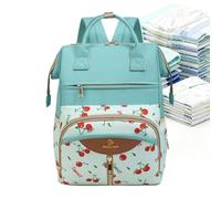 Naqqios Sac À Langer,Grand Sac de Naissance Imperméable avec Lanières Poussette - Pour La Garde D'Avec Matelas À Langer - Pour Maman Papa Femme Garçons Filles