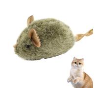 Naqqios Souris pour Chats - Jouet pour Chaton Autonome De 11 G, Peluche De Souris Interactive Qui Couine, Jouet Animal À Mâcher Réaliste, Accessoire D'entraînement À La Morsure Douce pour Animaux