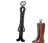 Naqqios Support de bottes, forme de bottes, support de botte, support de botte - Bottes longues et moyennes colorées à clipser - Soutien intérieur pour éviter les plis et la déformation, Noir, Voir