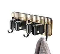 Naqqios Support de support de balai - Support mural pour balai frange | Crochets adhésifs muraux pour le rangement du balai sans percer la maison