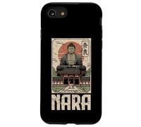 Nara Deer Japan Retro Todaiji Temple Japonais Kanji Souvenir Coque pour iPhone SE (2020) / 7/8