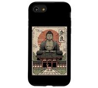 Nara Deer Japan Retro Todaiji Temple Japonais Kanji Souvenir Coque pour iPhone SE (2020) / 7/8