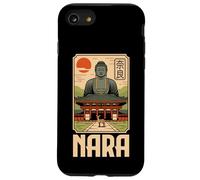Nara Deer Japan Retro Todaiji Temple Japonais Kanji Souvenir Coque pour iPhone SE (2020) / 7/8