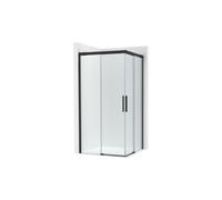 Naray l2 paroi avec poignée 800x2000mm noir mat - ROCA AM2833207D0016NMN