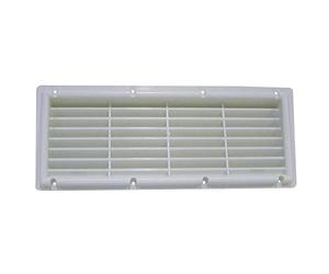 Narbonne Accessoires Grilles à encastrer Plastique avec moustiquaire : Blanche
