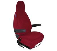 Housse de Sièges Eponge Coton Extensible Bordeaux