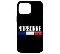 Narbonne France Drapeau Fierté France Coque pour iPhone 16 Pro Max