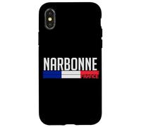 Narbonne France Drapeau Fierté France Coque pour iPhone X/XS
