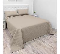 NARCISO Dessus de Lits et Couvre-Lits 1 Personne 170x270cm, Couverture Légère été en Microfibre, Dessus de Lit 1 Personne Tissage de Couleur Unie