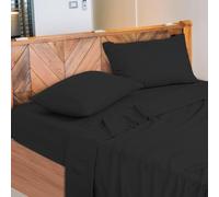 NARCISO Parure de Lit, Drap Lit 1 Personne 90x200 en Coton Made in Italy, Bed Sheets Composé de 1 Drap Housse 90x200, 1 Plat 150x290, 1 Taie d'oreiller 50x80