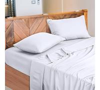 NARCISO Parure de Lit, Drap Lit 1 Personne 90x200 en Coton Made in Italy, Bed Sheets Composé de 1 Drap Housse 90x200, 1 Plat 150x290, 1 Taie d'oreiller 50x80